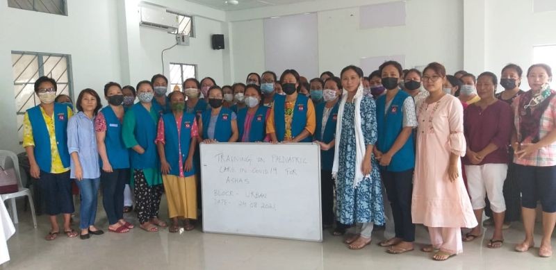 Participants of one of the training sessions at Sadar block, Dimapur.